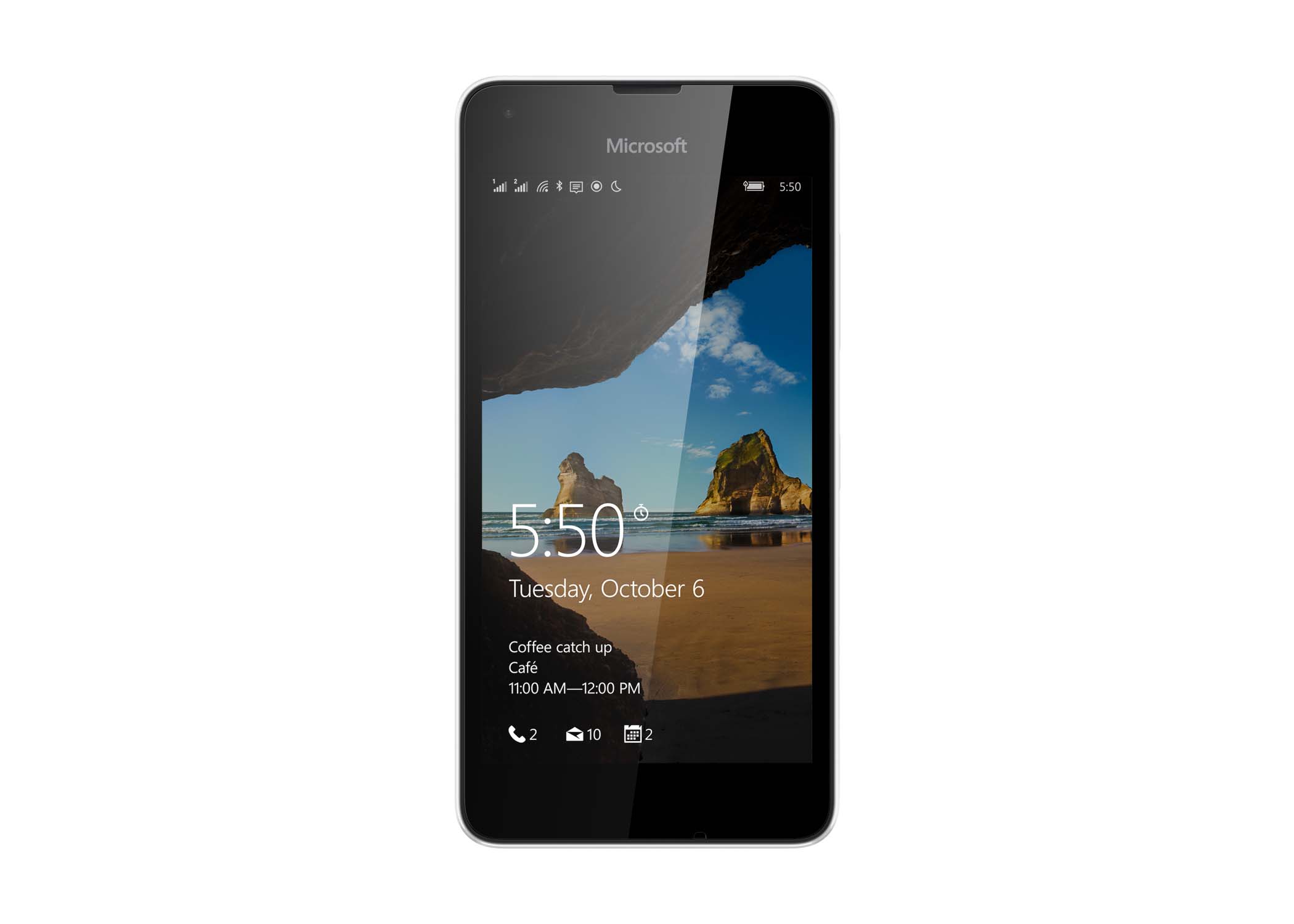 Lumia550_White_Front_DSIM